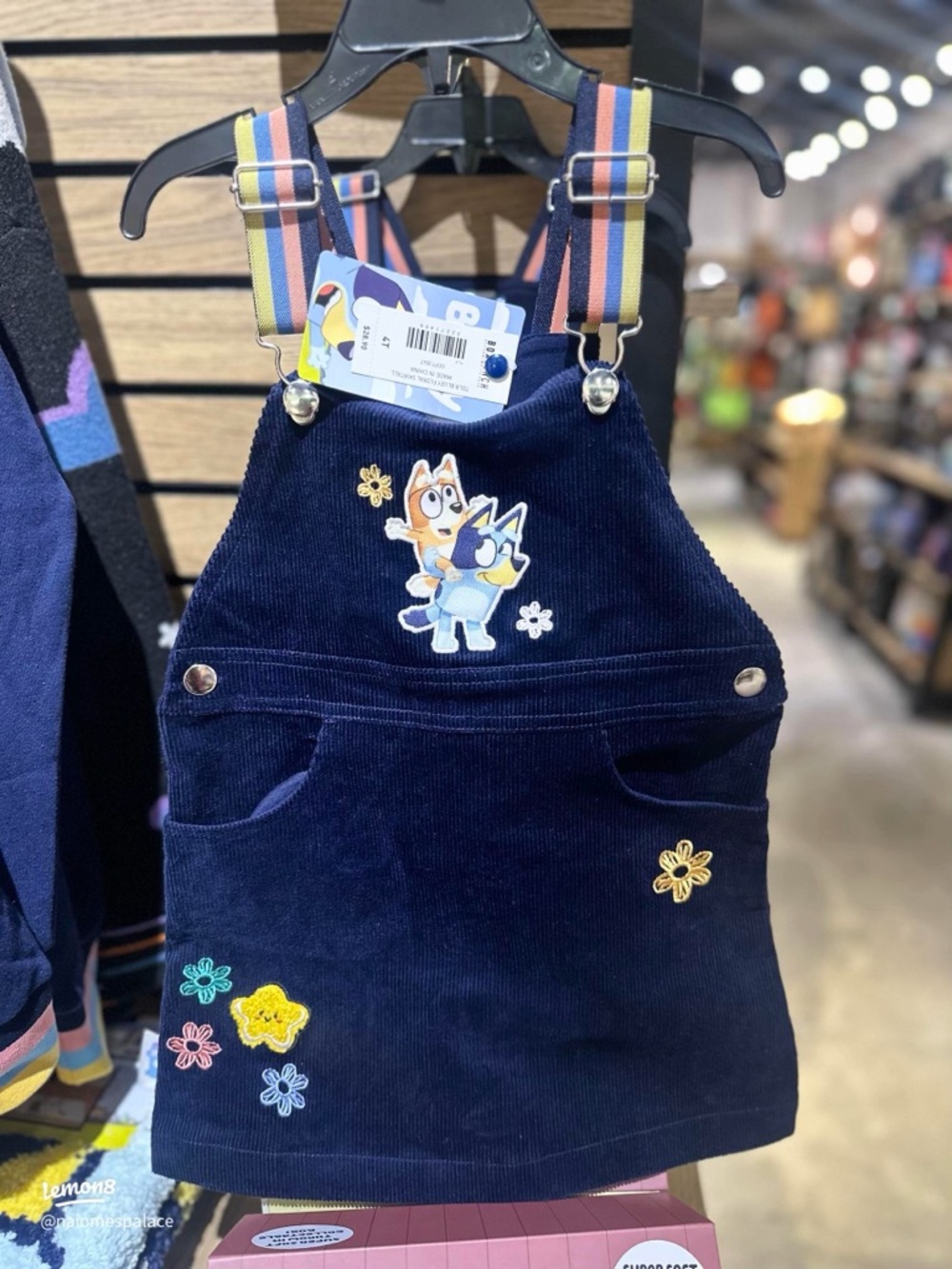 Bluey Overalls Corduroy Dress